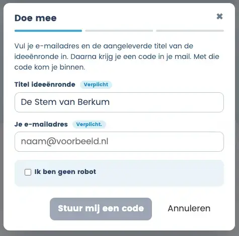 Aanmelden bij de flux